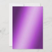 エレガントなダイヤモンドのリボンとパールが輝くクリスマス 招待状 (裏面)