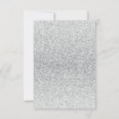 エレガントなダイヤモンドリングが輝くRSVP 招待状 (裏面)