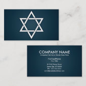 エレガントなダビデの星 名刺 (正面/裏面)