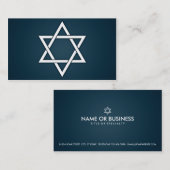 エレガントなダビデの星 名刺 (正面/裏面)