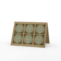 エレガントなダマスク柄の母の日