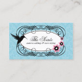 エレガントなダマスク織のイベントの調整者 名刺 (正面)