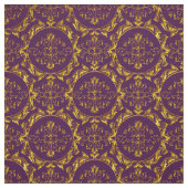 エレガントなダマスク織の生地の紫色 ファブリック (見本)