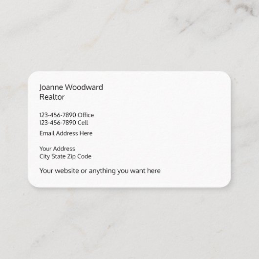 エレガントなダマスク織パターン不動産仲介業者のテーマ 名刺 (裏面)