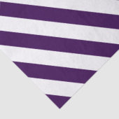 エレガントなダークパープルとホワイトのストライプ模様 薄葉紙 (詳細)