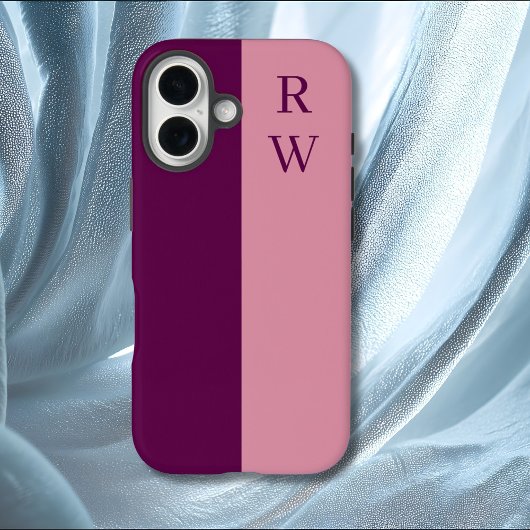 エレガントなツートンピンク Case-Mate iPhoneケース