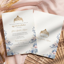 エレガントなティアラ ゴールド 青いバラのキンセアニエラ