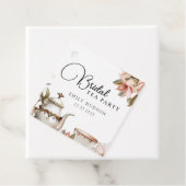 エレガントなティーパーティーの花嫁シャワー フェイバータグ (インサイチュ)