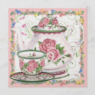 エレガントなティー / コーヒー - SRF 招待状