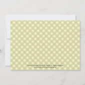 エレガントなテーブルセッティングの感謝祭招待状 招待状 (裏面)