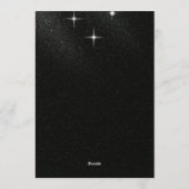 エレガントなディスコボール新年のパーティー招待状 招待状 (裏面)