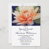 エレガントなディナー パーティー イベント 招待状 (正面)