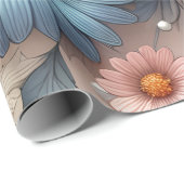 エレガントなデイジーの花で空間を変身させよう ラッピングペーパー (ロールコーナー)