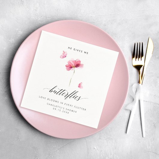 エレガントなデザインが私をときめかせる フラワーナプキン スタンダードカクテルナプキン