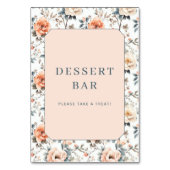 エレガントなデザートバー看板 テーブルナンバー (裏面)