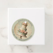 エレガントなデザート専門のパン屋のウェディングケーキ フェイバータグ (インサイチュ)