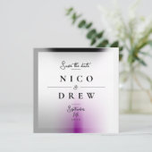 エレガントなデミセクシャルプライドウェディング セーブザデート (スタンド正面)