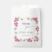 エレガントなデリケートパープルオーキッド ボヘミアングッズ フェイバーバッグ (正面)