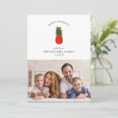 エレガントなトロピカルクリスマス ピンアップ | 写真 シーズンカード (スタンド正面)