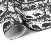 エレガントなドイツのハンターのロッジのシカおよびイノシシ ラッピングペーパー (ロールコーナー)