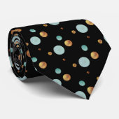 エレガントなドット柄 ネクタイ (ロール)
