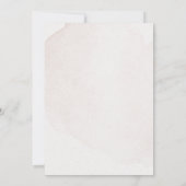 エレガントなドライフラワーのリース ウェディング セーブザデート (裏面)