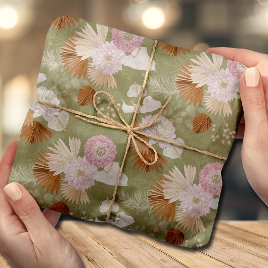 エレガントなドライ パーム 薄葉紙