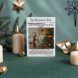 エレガントなニュースレター モダンな写真コラージュ クリスマス