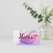 エレガントなネイリスト 紹介カード (スタンド正面)