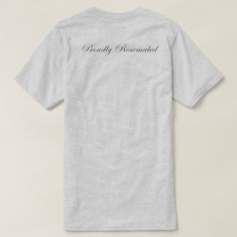 エレガントなノルウェーのローズマリング フローラルハートTシャツ Tシャツ