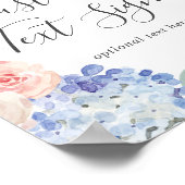 エレガントなハイドレンジア カード & ギフト オーダーメイド テキスト サイン (角)