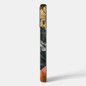 エレガントなハチと花のデザインiPhoneケース Case-Mate iPhoneケース (裏面 / 左)