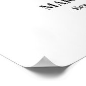 エレガントなハチドリの花の写真 法事 ポスター (角)