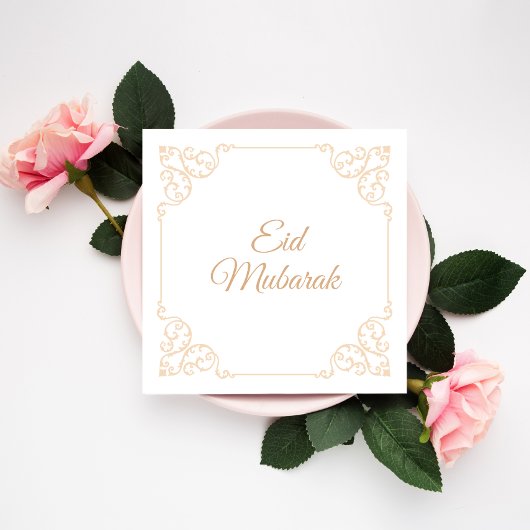 エレガントなハッピーイードムバラクゴールドヴィンテージセレブレーション シーズンカード