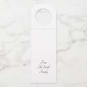 エレガントなハッピースカーレットポンプキン ボトルネックタグ (裏面)