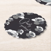 エレガントなハロウィンの挨 ペーパーコースター (アングル)