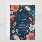 エレガントなハロウィンウェディング 招待状 (正面)