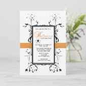 エレガントなハローウィンパーティの招待状 招待状 (スタンド正面)