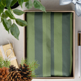 エレガントなハンターグリーン ガーデングリーン ストライプ 薄葉紙
