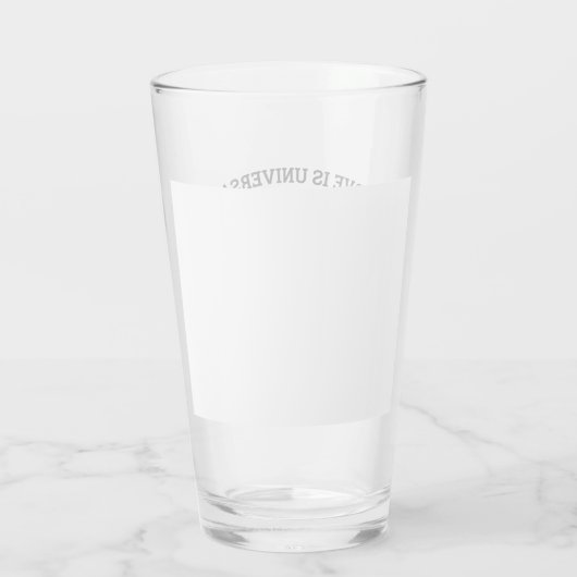 エレガントなハートの虹のデザイン タンブラーグラス (裏面)