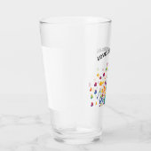 エレガントなハートの虹のデザイン タンブラーグラス (右)