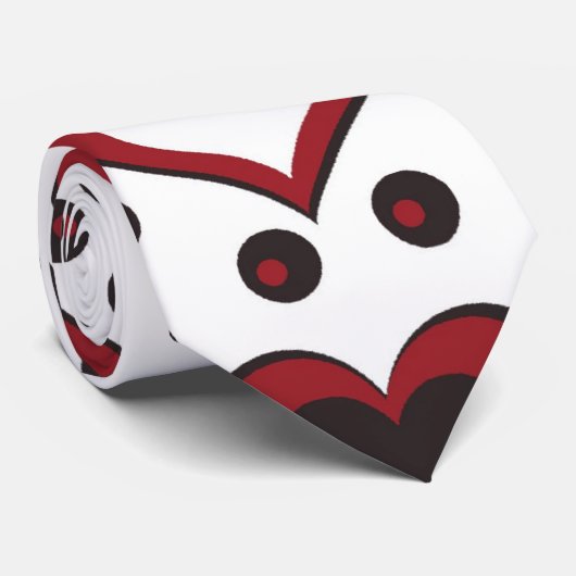 エレガントなハート ネクタイ (ロール)