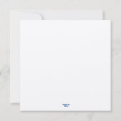 エレガントなバイキングの招待状 セーブザデート (裏面)