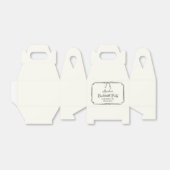 エレガントなバウチャーレットパーティー歓迎ギフトボックス フェイバーボックス (折り畳みなし)