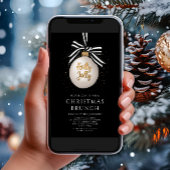 エレガントなバブルクリスマスブランチ 招待状