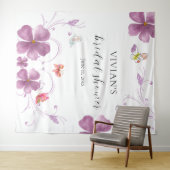 エレガントなバホ 彼は私をドキドキさせる ブライダルシャワー タペストリー (インサイチュ(横))