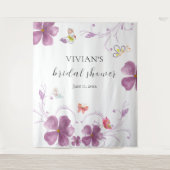 エレガントなバホ 彼は私をドキドキさせる ブライダルシャワー タペストリー (正面)