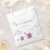 エレガントなバホ 彼は私をドキドキさせる ブライダルシャワー フェイバーバッグ (クリップ留めされた状態)