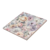 エレガントなバラの花 タイル (側面)