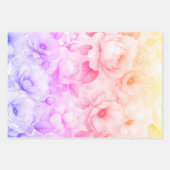 エレガントなバラの花 ラッピングペーパーシート (正面2)